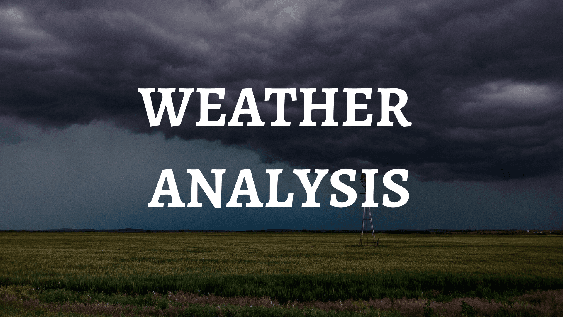 Weather Analysis preview